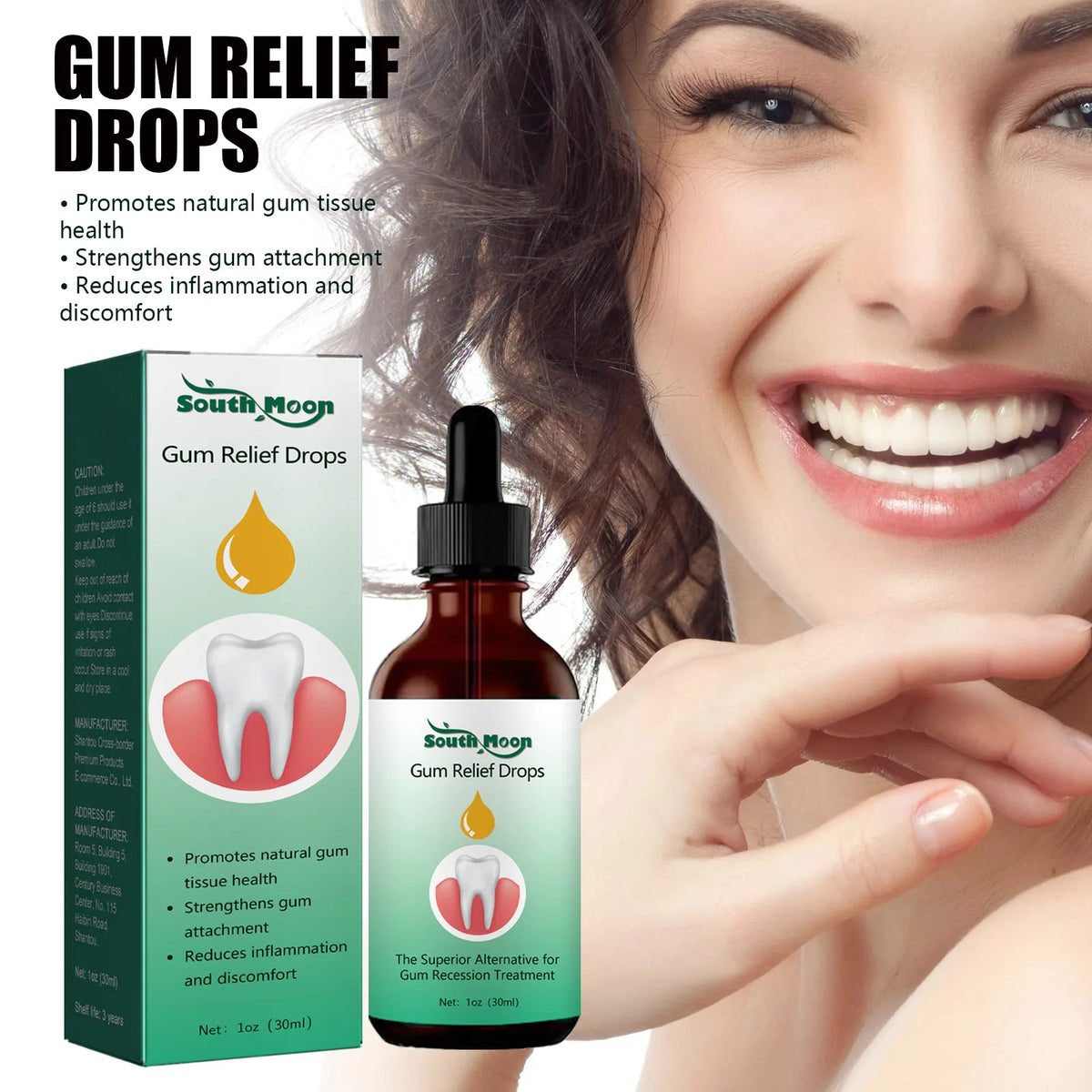 Natural Toothache and Gum Relief Drops