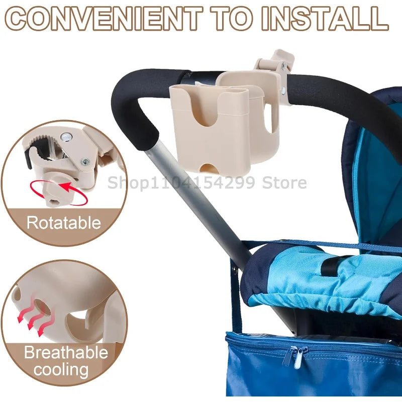 Universal Stroller Cup and Phone Holder - 3