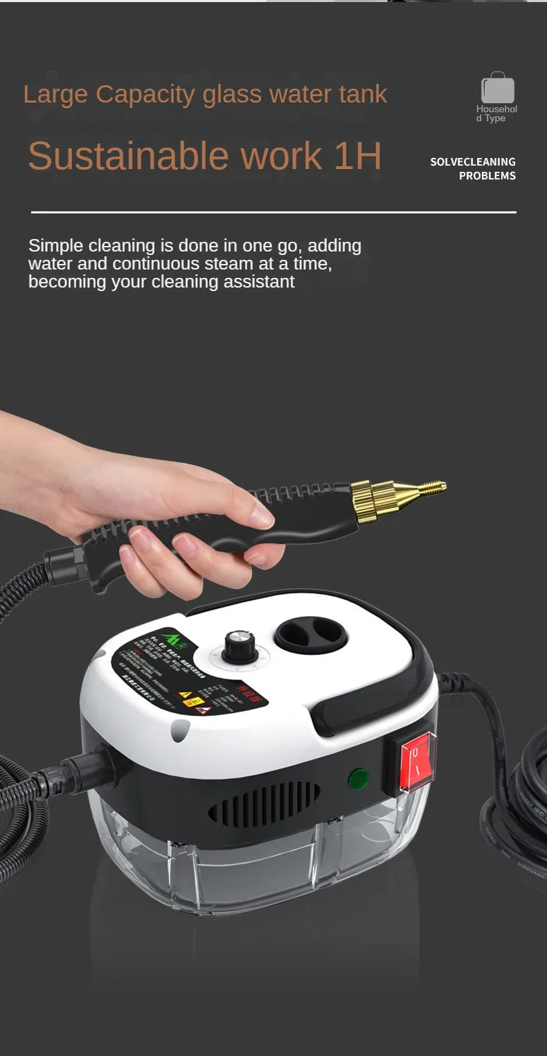 High-Pressure Portable Steam Cleaner for Home and Kitchen