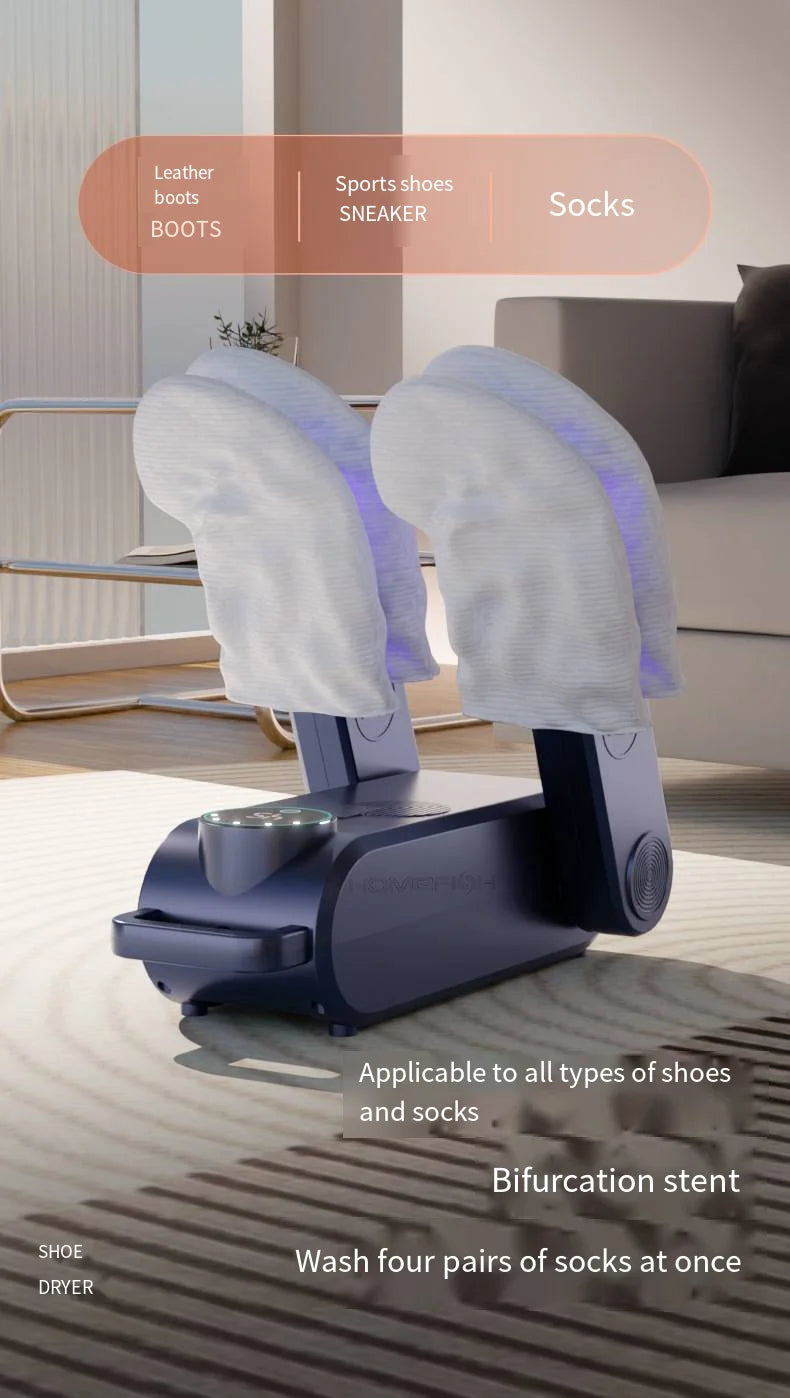 Electric Shoe Dryer with UV Deodorizer and Hot Air