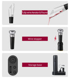 Automatic Rechargeable Electric Wine Bottle Opener Set