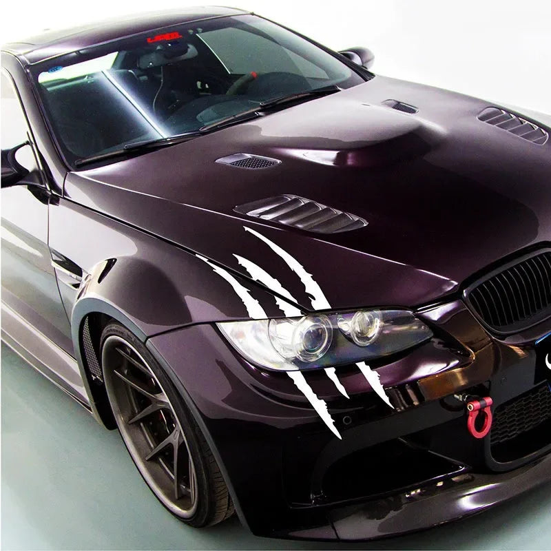 Ghost Claw Car Headlight Decal Sticker - 3