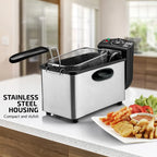 Professional Electric Countertop Deep Fryer for Crispy Snacks