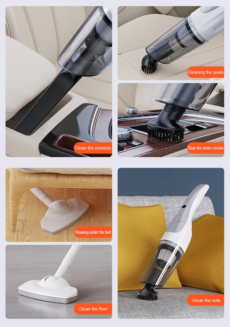 Cordless Handheld Vacuum Cleaner for Home and Car