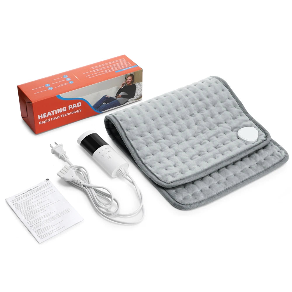 Electric Heating Pad for Pain Relief and Body Warming
