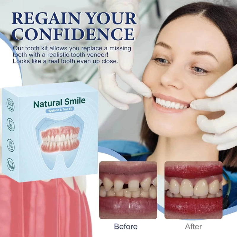 Comfortable Silicone Cosmetic Smile Enhancer Dentures - 7