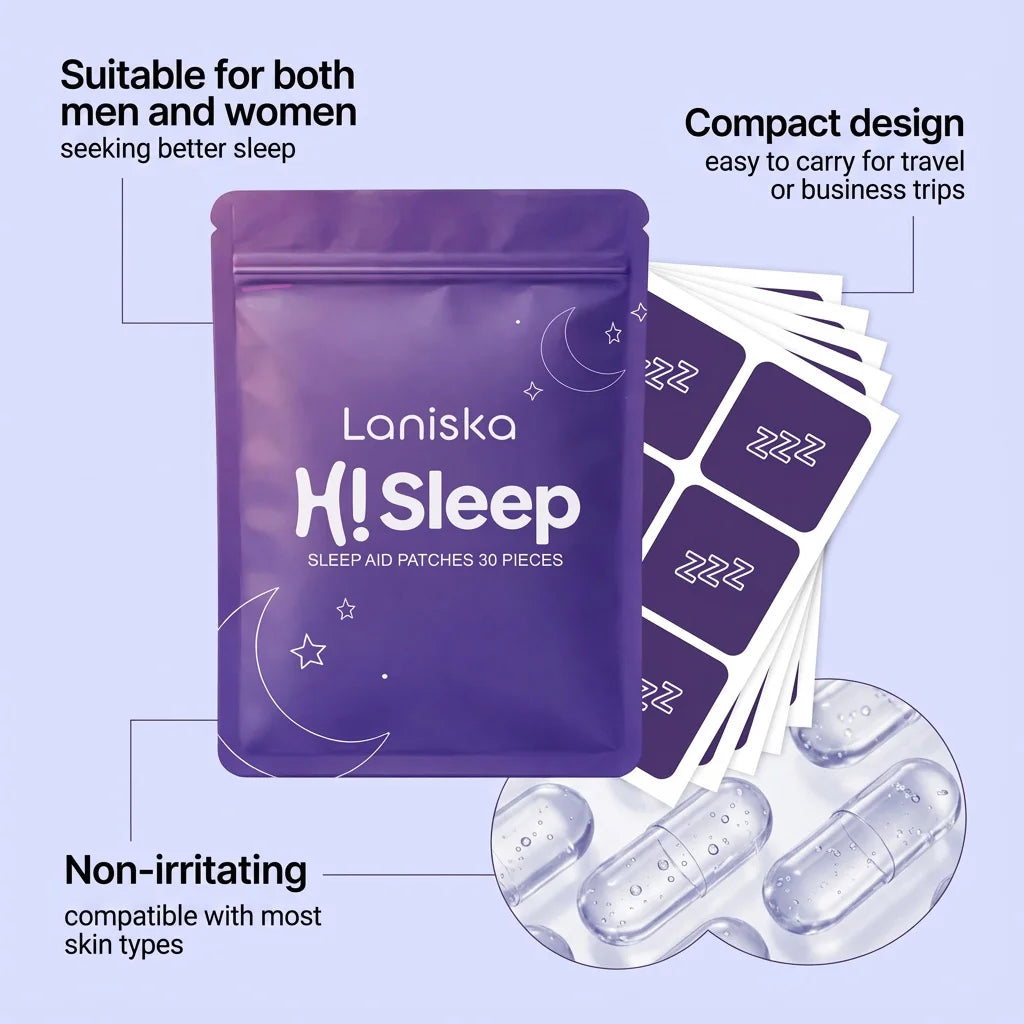 Natural Sleep Aid Patches for Restful Sleep and Insomnia Relief