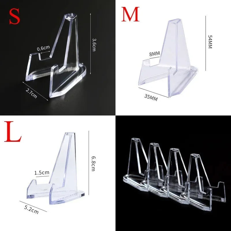 Acrylic Display Stands for Coins and Collectibles 10-Pack - 6
