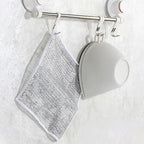 Double-Sided Non-Stick Silver Wire Kitchen Cleaning Cloth