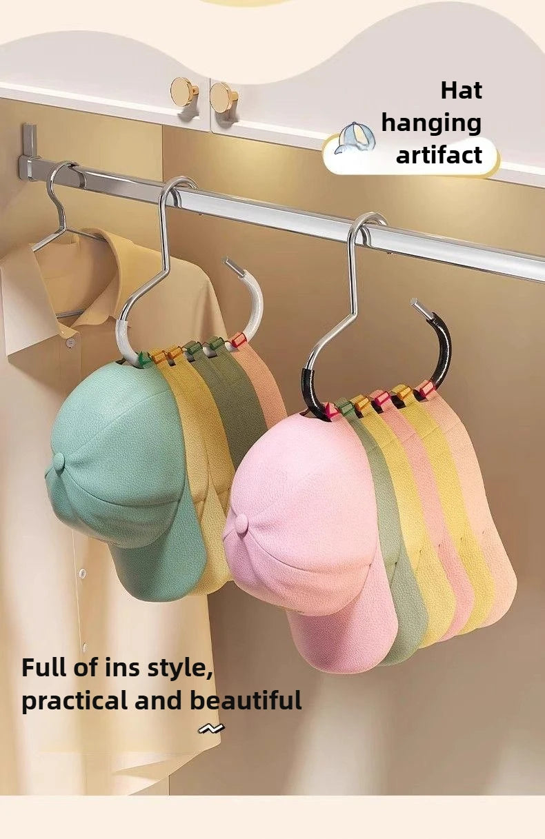 Circle Ring Hat Organizer Rack for Closet