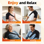 Red Light Heated Shoulder Massage Wrap for Pain Relief