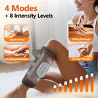 Cordless Air Compression Leg Massager with Heat