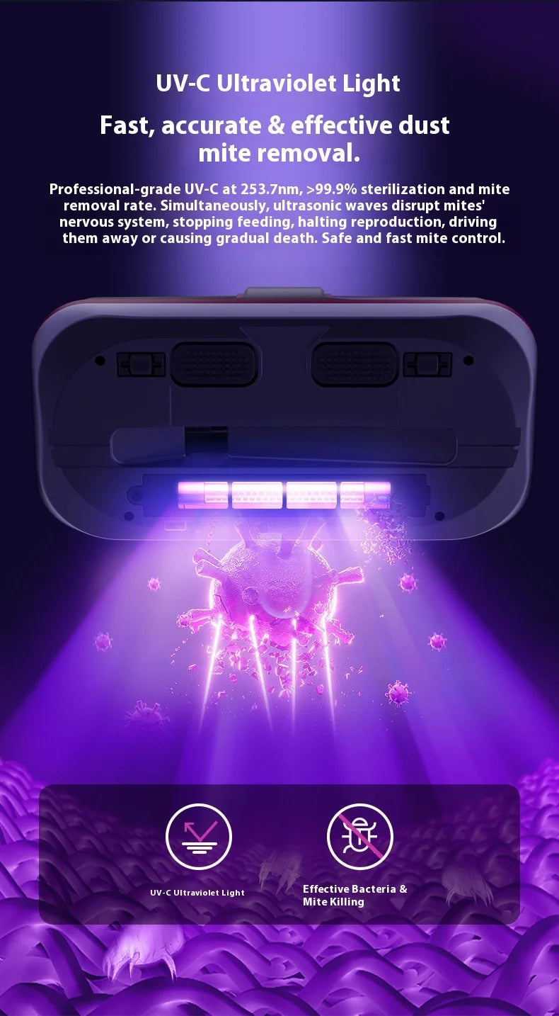 Wireless Handheld Mattress Vacuum and Mite Remover