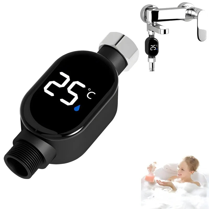 Digital LED Shower Water Temperature Thermometer