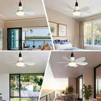 Dimmable LED Ceiling Fan Light with Remote Control
