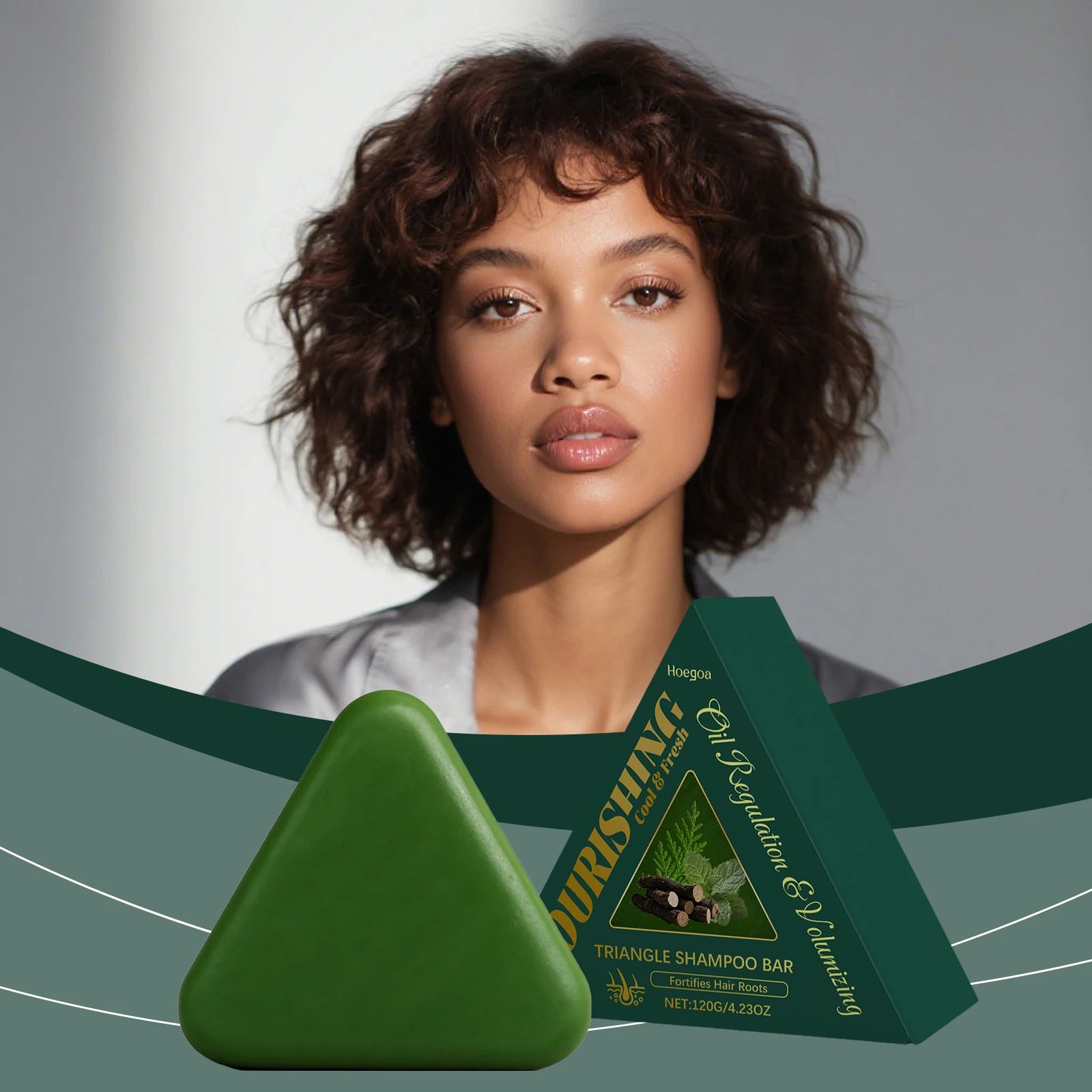 Herbal Hair Growth Shampoo Bar for Anti-Hair Loss - 7
