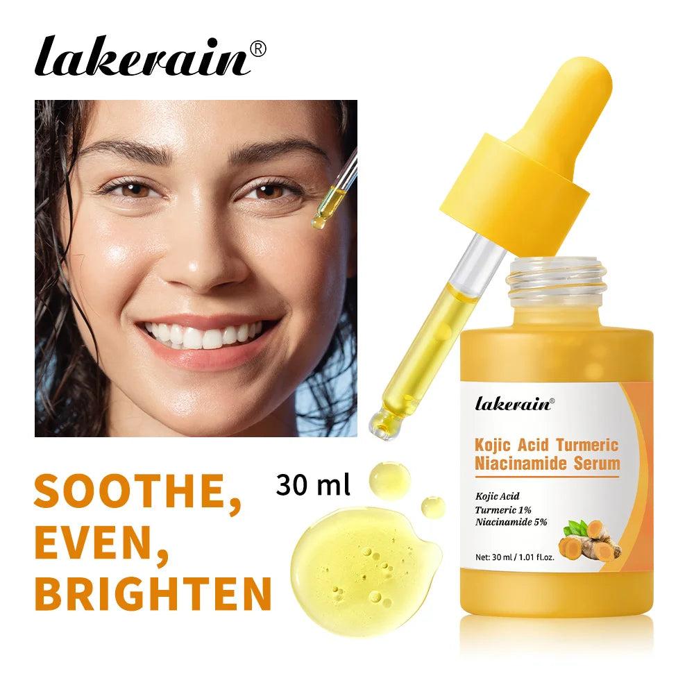 Brightening Kojic Acid and Turmeric Face Serum - 2