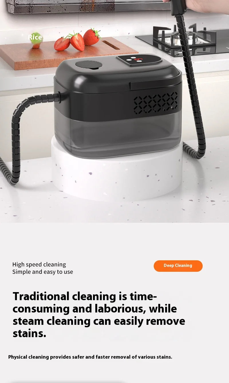 High-Pressure Portable Steam Cleaner for Household and Car