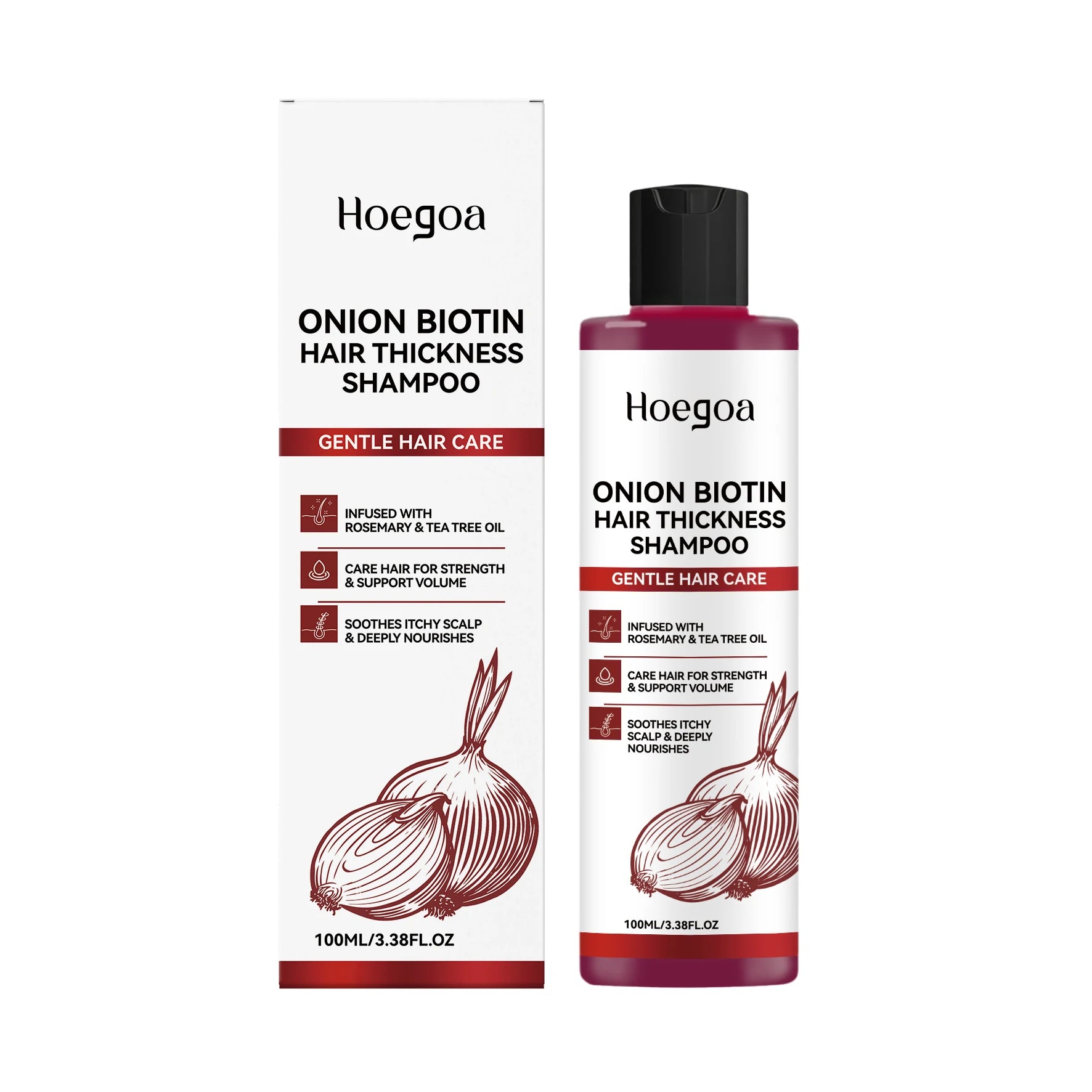 Onion and Biotin Volumizing Hair Growth Shampoo - 19