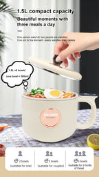 Portable Electric Multi-Cooker for Dorms and Travel