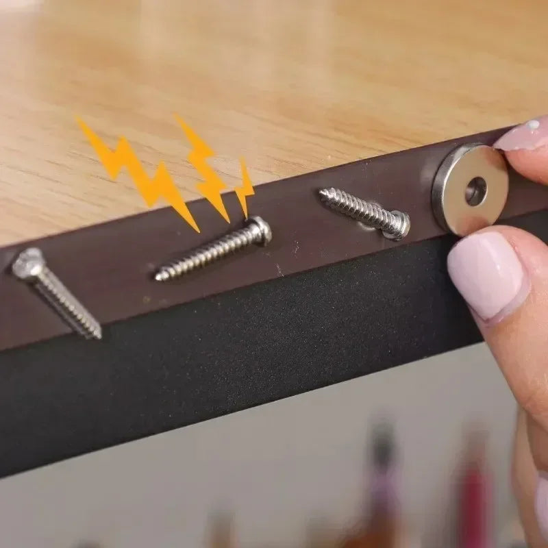 Self-Adhesive Cuttable Magnetic Strip for DIY Home Organization