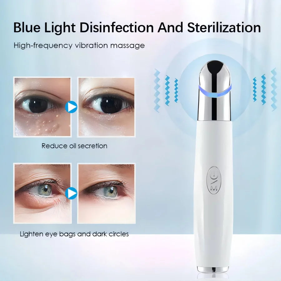 3-in-1 LED Photon Eye and Face Massage Wand