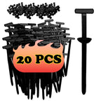 Heavy Duty Automotive Cable Tie Fasteners with Locking Clips