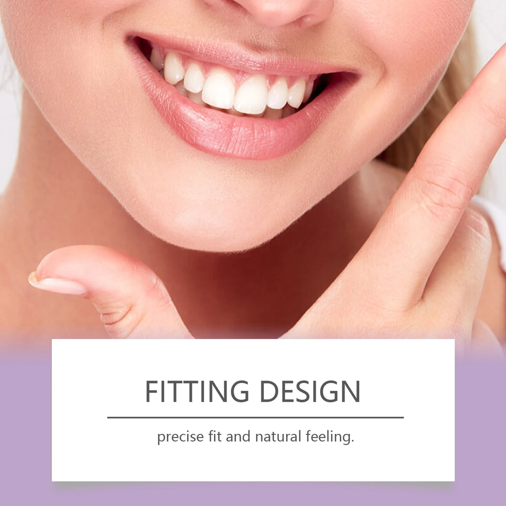 Cosmetic Silicone Denture Set for Natural Smile