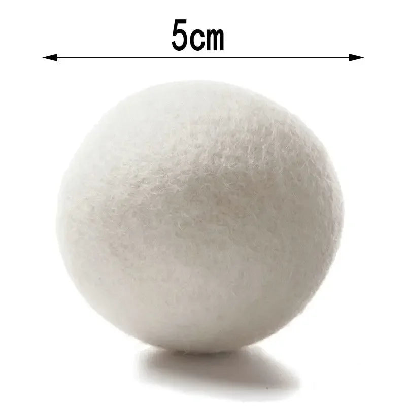 Reusable Wool Laundry Dryer Balls for Soft and Fluffy Clothes - 2