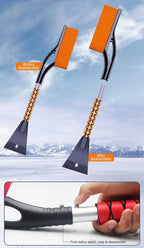 Extendable Car Snow Brush and Ice Scraper for Winter