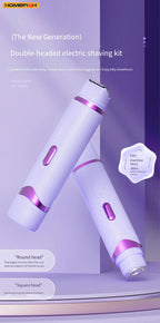 2-in-1 Painless Electric Razor and Hair Remover for Women
