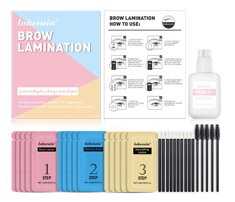 Professional DIY Eyebrow Lamination Kit for Fuller Brows