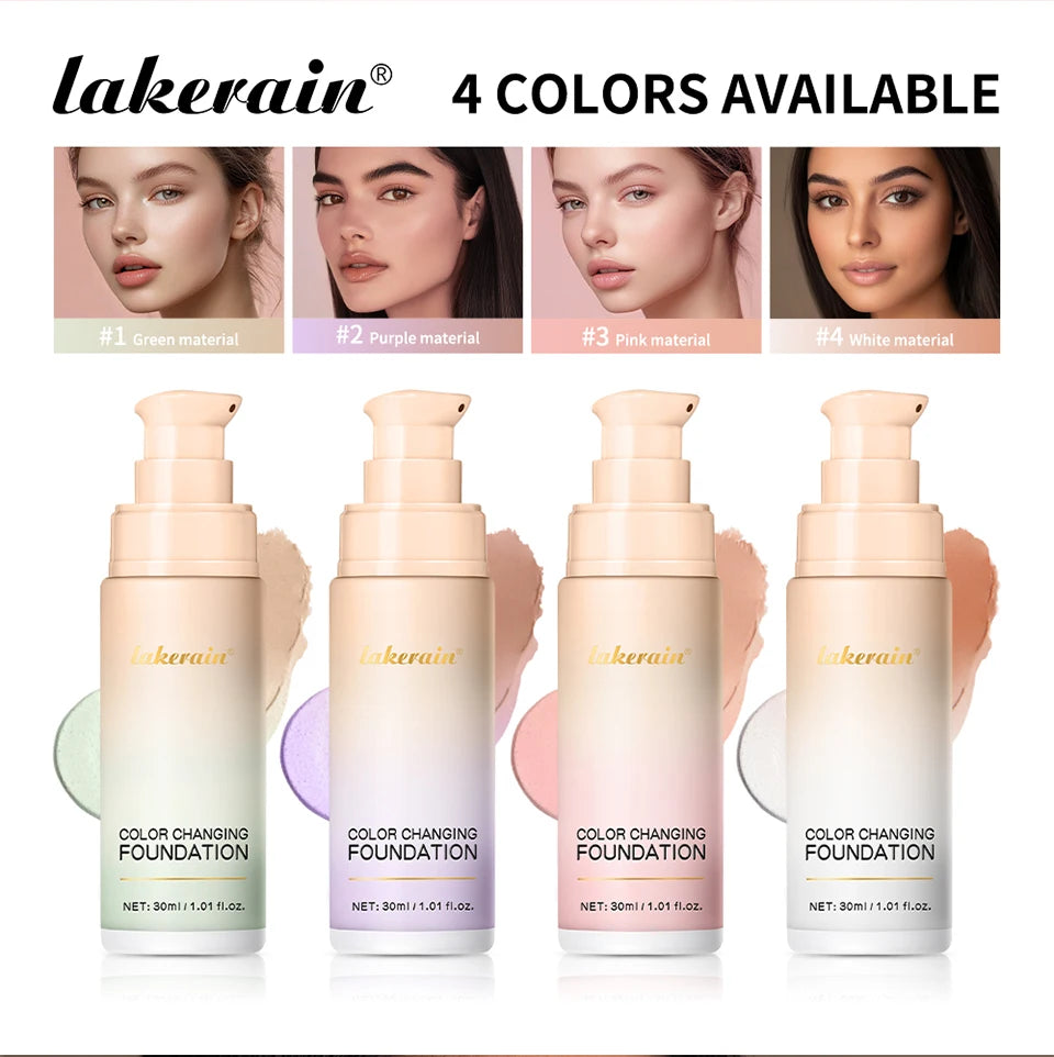 Color-Changing Liquid Foundation for Flawless Radiant Skin - 8