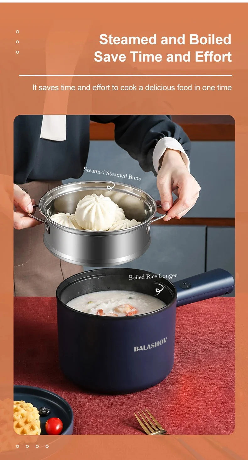 Compact Multi-Function Electric Cooker for Quick Meals