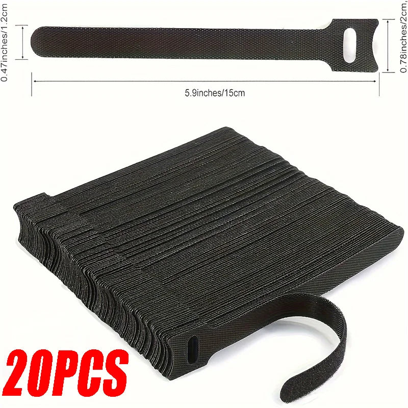 Reusable Cable Organizer Ties for Home and Office - 10
