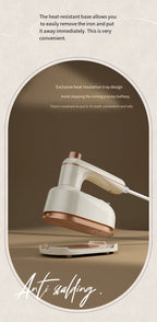 Portable Mini Rotating Electric Steam Iron for Travel