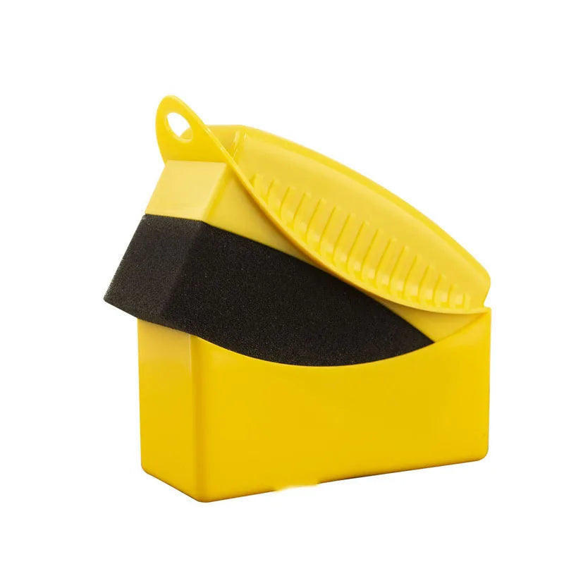 Ergonomic Car Tire Wax and Polish Applicator Sponge