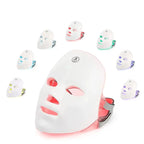7-Color Rechargeable LED Facial Mask for Skin Rejuvenation