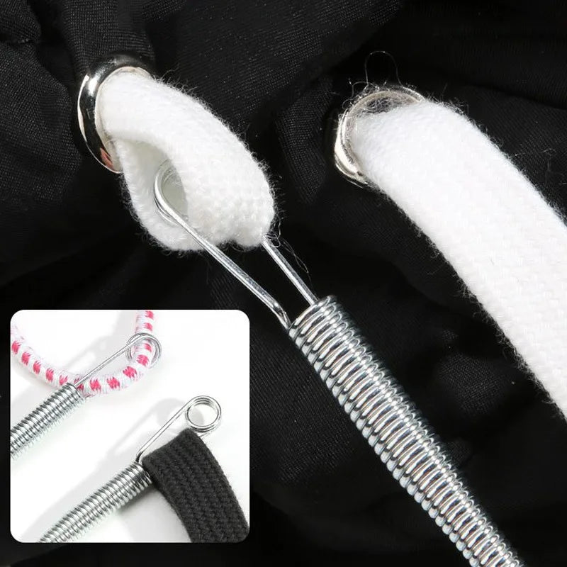 Flexible Spring Drawstring Threader for Sewing and Crafts