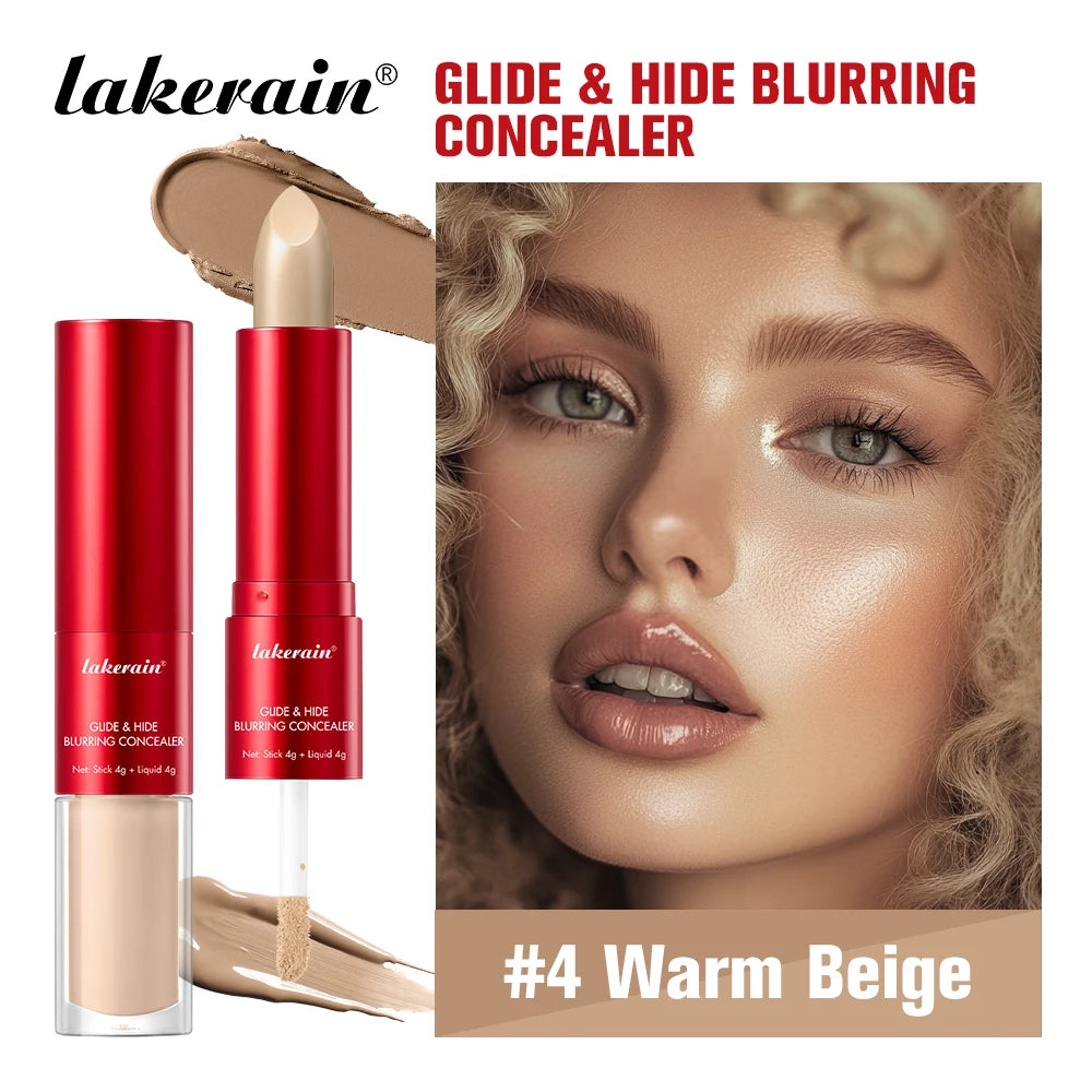 2-in-1 Liquid and Stick Blurring Concealer for Full Face Coverage - 22