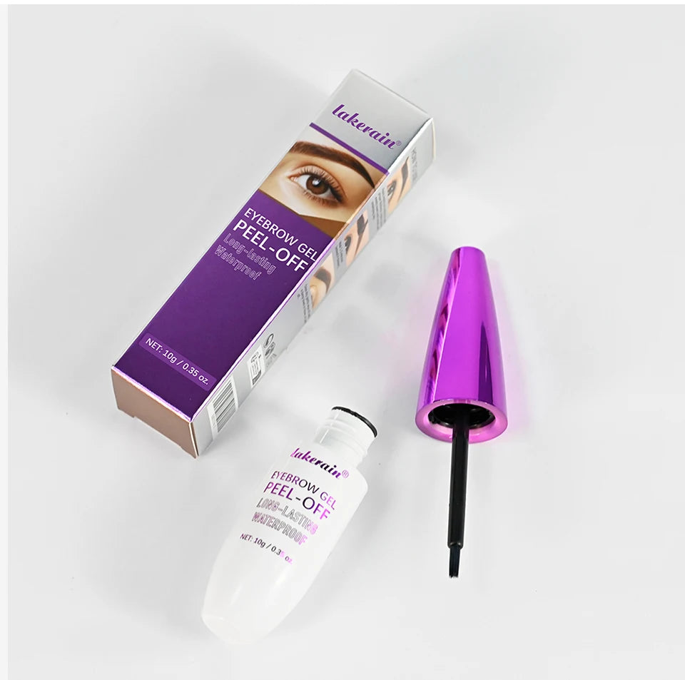 Waterproof Peel-Off Eyebrow Tint Gel for Long-Lasting Brows - 17