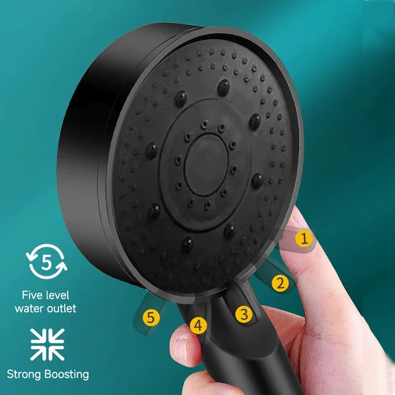 5-Mode High-Pressure Handheld Shower Head - 10