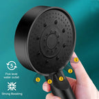 5-Mode High-Pressure Handheld Shower Head