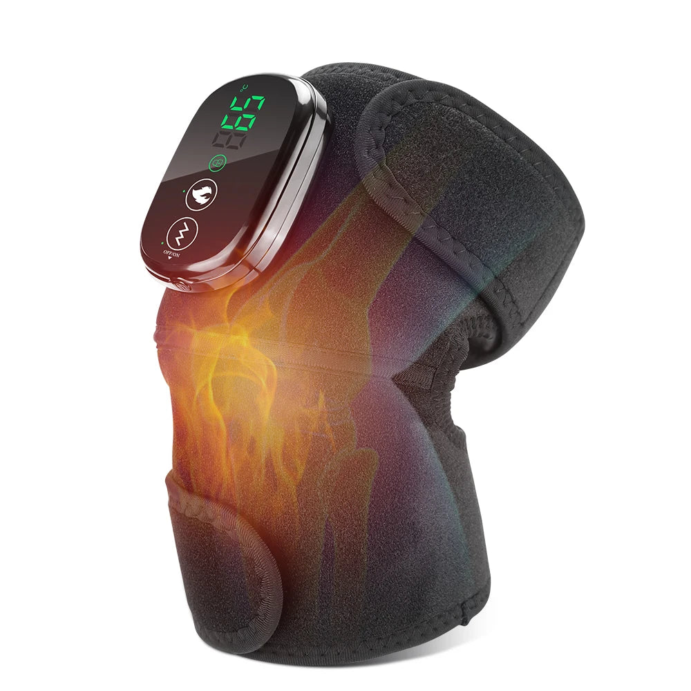 Heated Vibration Knee Massager for Joint Pain Relief - 16