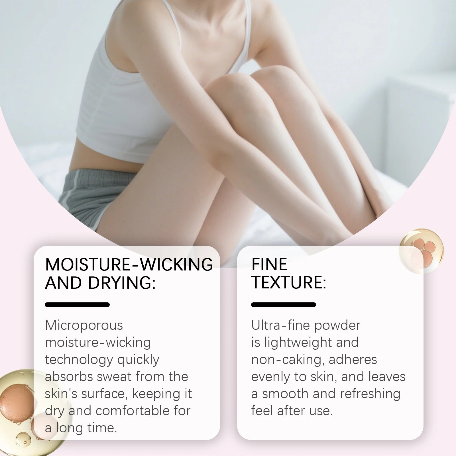 Cooling Sweat Absorbing Body Powder for Anti-Chafing Comfort - 4