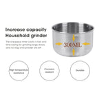 Compact Electric Stainless Steel Food and Coffee Grinder