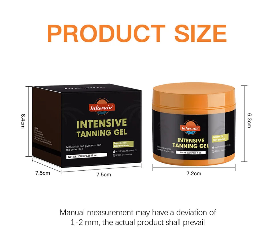 Intensive Sun Tanning Gel for Natural Sun-Kissed Glow