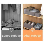 Foldable Mesh Closet Drawer Organizer for Clothing