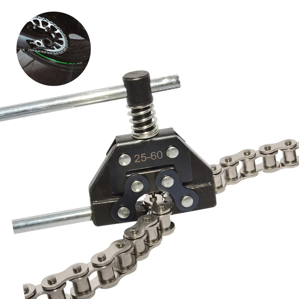 Heavy Duty Motorcycle and Bicycle Chain Breaker Tool