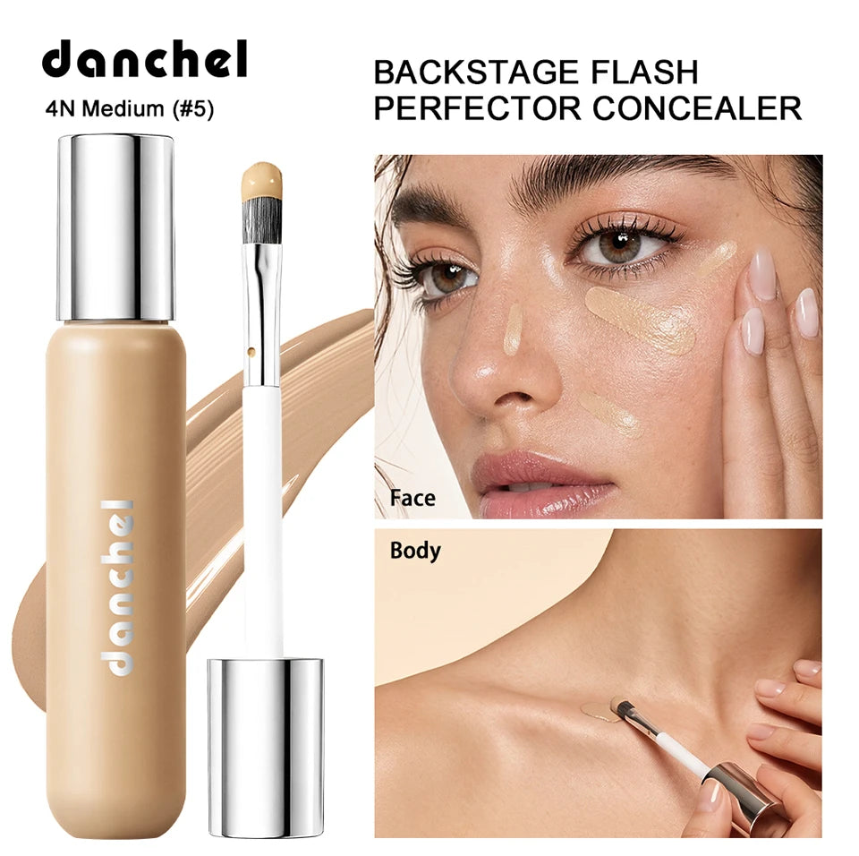 Full Coverage Waterproof Liquid Concealer for Dark Circles